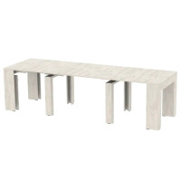 Стол-трансформер раздвижной Aspid Lux (Шёлковый камень)