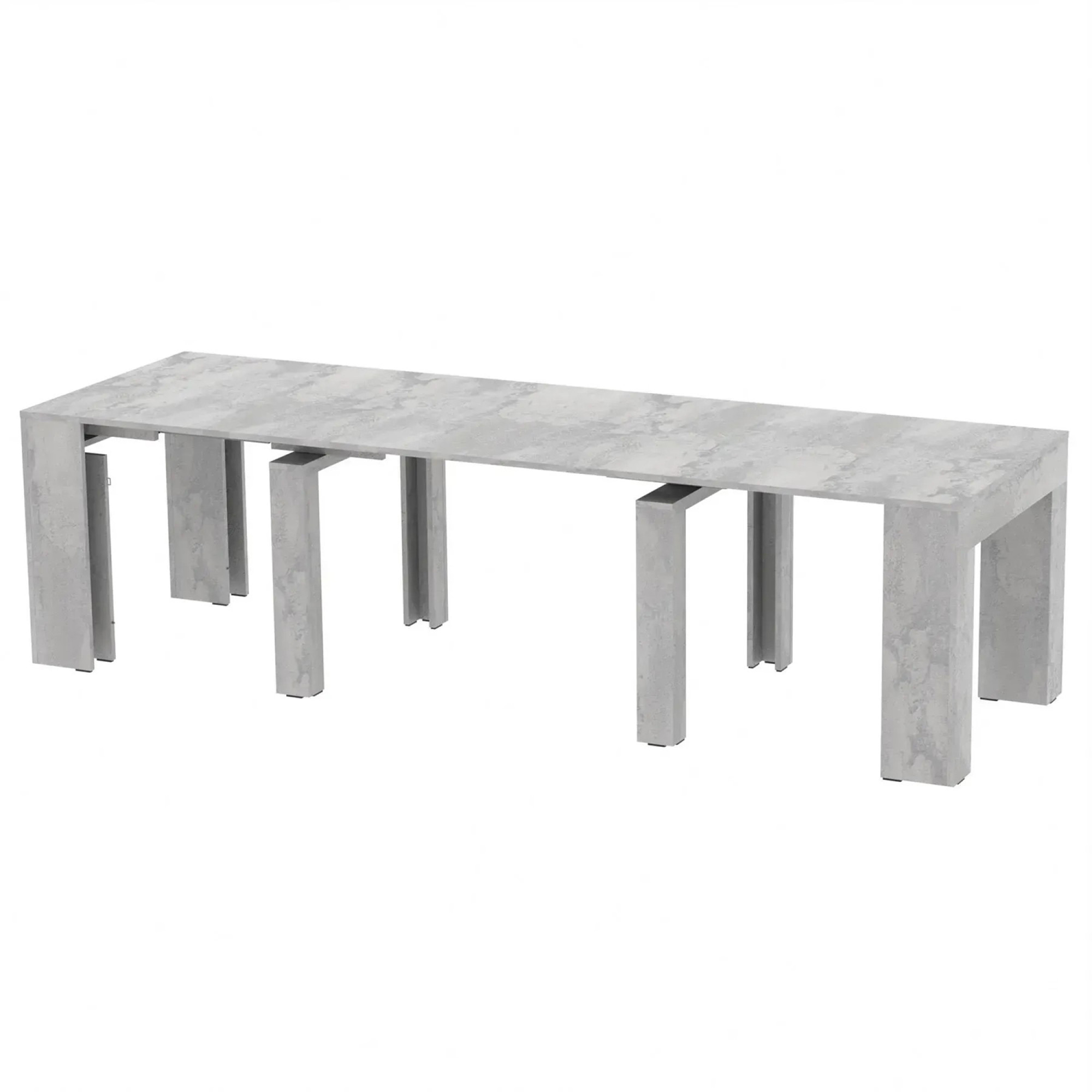 Стіл-трансформер розсувний Aspid Lux (Бетонний камінь)