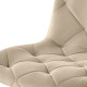Стул Shell (Тёмно-бежевый / Чёрные опоры)