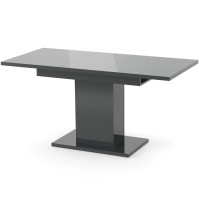 Стіл обідній розсувний Twistar (МДФ Сірий глянець)