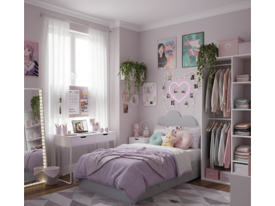 Кімната для дівчинки-підлітка: як догодити "зумеру" і зберегти порядок