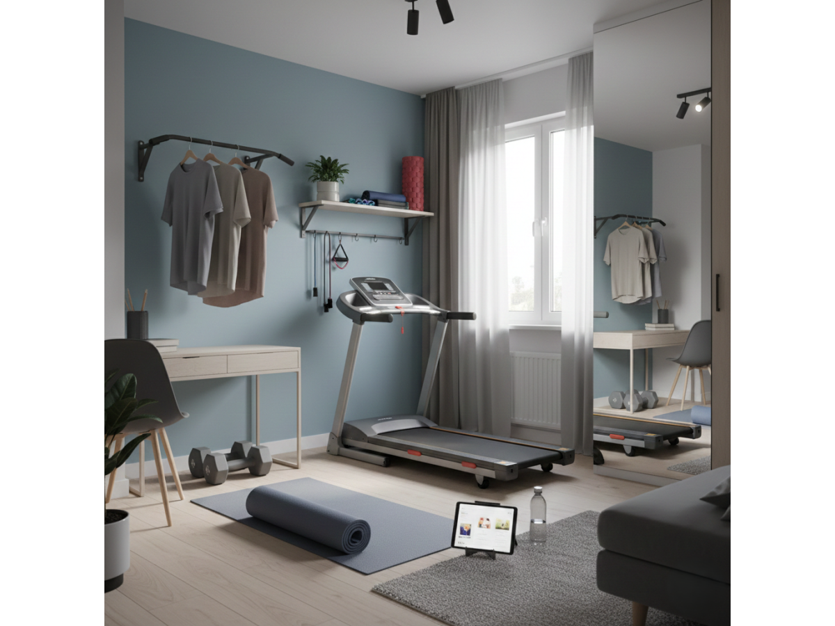 Де знайти місце для спорту та йоги в маленькій квартирі