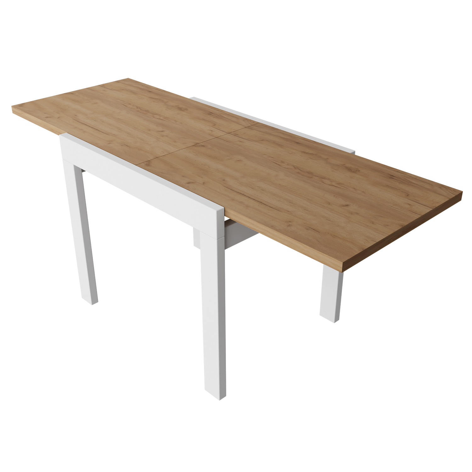 Original MESA DE COCINA EXTENSIBLE rectangular de 120 x 80 cm